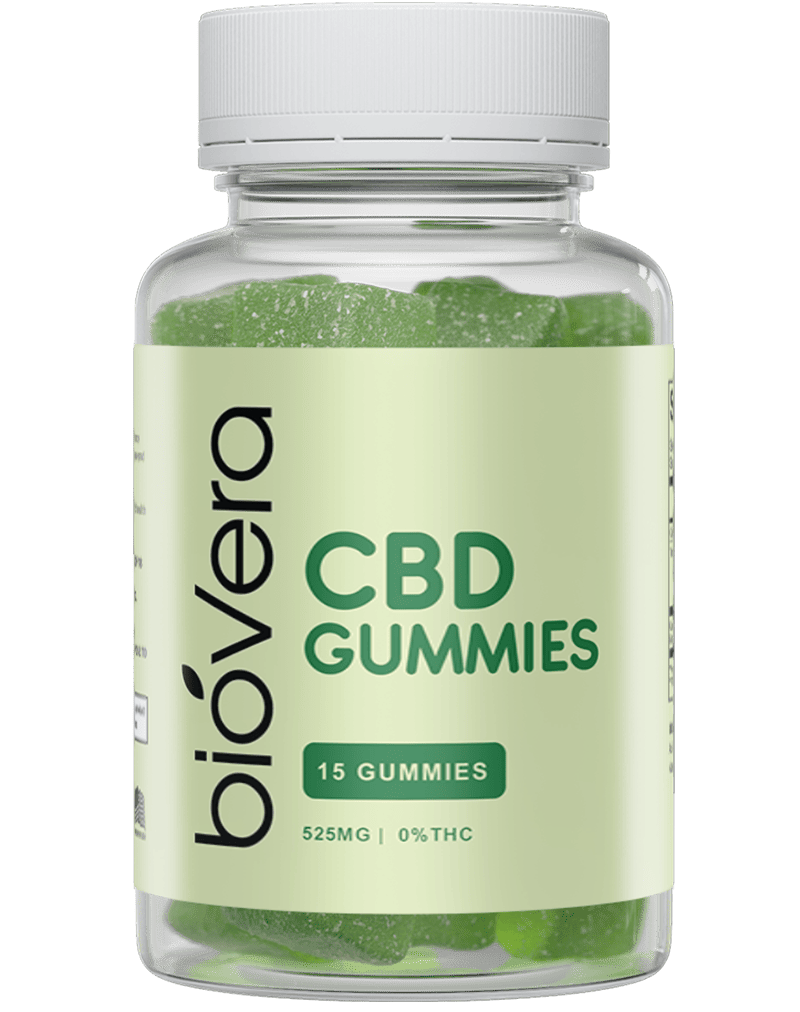 BioVera premium wellness gummy bottle